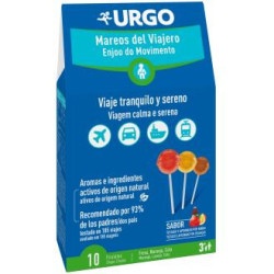 Urgo 10 Piruletas Mareos Del Viajero