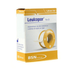 Leukopor Esparadrapo Hipoal Papel 5X1´25 Cm