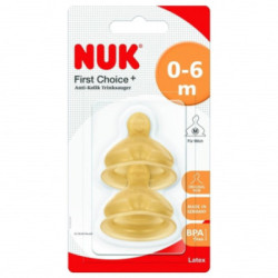 Nuk Tetina Latex 1M 2 Uds.